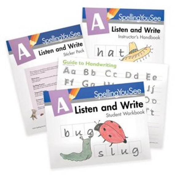 Spelling You See Level A: Listen And Write Universal Set