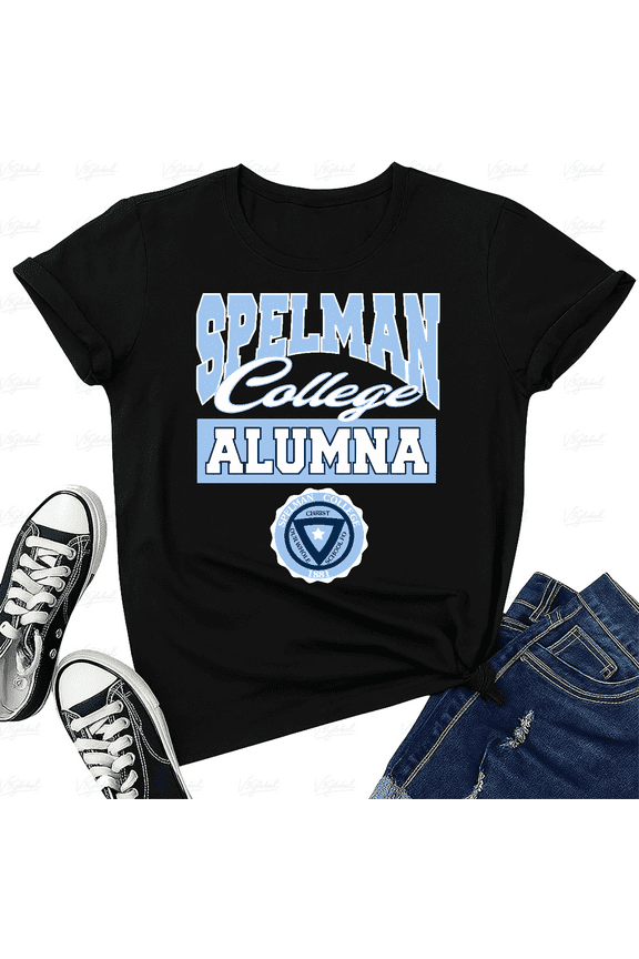 Spelman College Alumna HBCU Historically Black Uni Style Unisex T-Shirt V70570, up to size 5XL