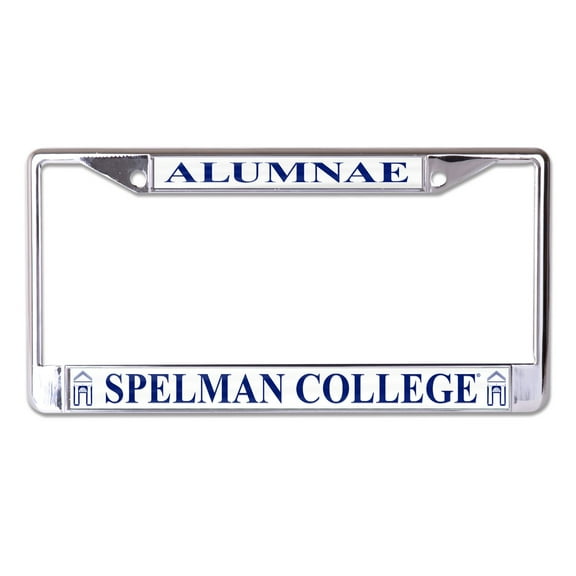Spelman College Alumnae Chrome License Plate Frame