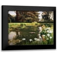 thumbnail image 1 of Spence, Ernest 14x12 Black Modern Framed Museum Art Print Titled - The Garden Sutton Place England, 1 of 5