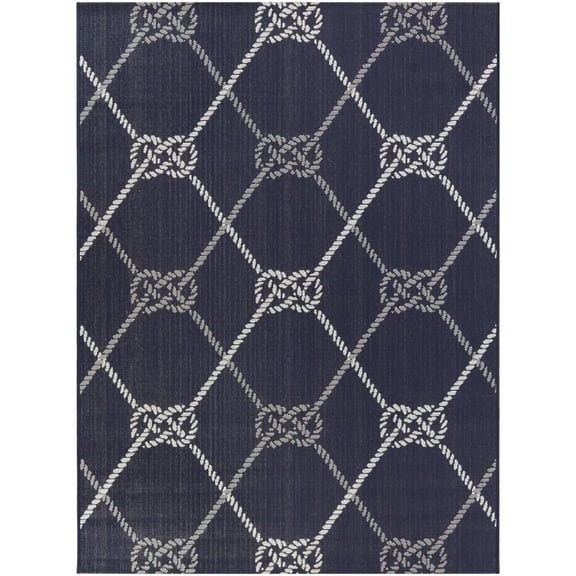 Spence Nautical Trellis Area Rug