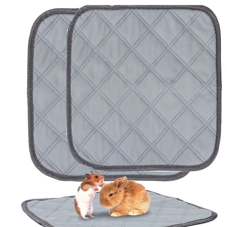 Spencer 1 Pack Guinea Pig Cage Liner Hamster Bedding, Washable & Anti Slip Guinea Pig Pet Mat Fast Absorbent Pee Pad for Small Animals