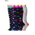 thumbnail image 1 of Spencer 1 Pair Graduated Compression Socks for Women & Men 15-20mmHg Knee High Socks for Running, Sport, Medical, Athletic,Varicose Veins "L/XL,Circle", 1 of 7