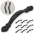 thumbnail image 1 of Spencer 10 Pack Door Pulls Cabinet Handles 4.5 inch Drawer Pulls Black Metal Cabinet Pull, 2.5 inch Hole Center Cupboard Hardware for Kitchen Bathroom Bedroom, 1 of 8