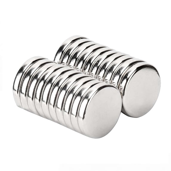 Spencer 10Pcs 0.47 x 0.1 Inch Strong Neodymium Magnets Rare Earth Craft Disc Magnets N35 12mm x 3mm