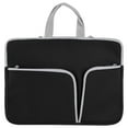 thumbnail image 1 of Spencer 11/14/15 Inch Laptop Case Tablet Sleeve Case Carry Bag Universal Waterproof Laptop Bag Compatible for MacBook Apple Samsung Chromebook HP Acer Lenovo, Black, 1 of 10