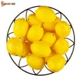 thumbnail image 1 of Spencer 12 PCS Artificial Lemons and Limes Fake Fruit Lifelike Simulation Lemons for Home House Kitchen Party Decoration - 3.8" X 2.5" (Yellow), 1 of 8