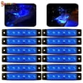 thumbnail image 1 of Spencer 12Pcs Marine Boat Interior Lights, 12V Waterproof Boat Navigation Lights for Cockpit Courtesy Navigation Boat Bow Stern Step Decorate Light, 1 of 8