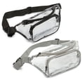 thumbnail image 1 of Spencer 2 Pack Clear Fanny Pack for Women Men, Stadium Approved Transparent Waist Pack Waterproof Adjustable Belt Bag for Sporting Event, Concerts, Festival, Games, 1 of 6