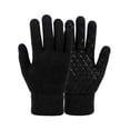 thumbnail image 1 of Spencer 2 Pairs Winter Warm Texting Gloves for Women Men, Knit Gloves Touchscreen Anti-Slip Silicone Gel Thermal Soft Lining Elastic Cuff Texting Gloves, 1 of 8