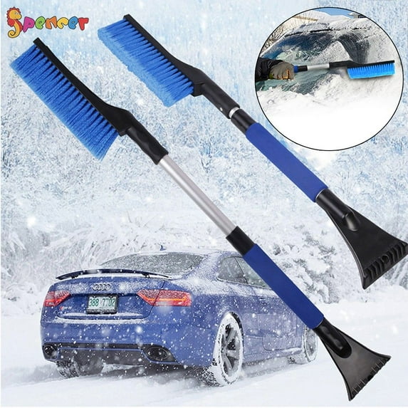 Spencer 26" Extendable Snow Removal Brush and Ice Scraper Fits Car Windshield Frost Telescoping Broom