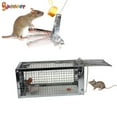 thumbnail image 1 of Spencer 2Pcs Rat Trap Cage Small Live Animal Humane Cage Pest Rodent Mouse Control Bait Catch Pest Mouse Trap Cage 11 x 5.5 x 4.3 inches, 1 of 8