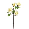 thumbnail image 1 of Spencer 2pcs Artificial Magnolia Silk Fake Flowers 25.6" Faux Flowers Plants for Home kitchen Wedding Festivals Decorations (Green), 1 of 11