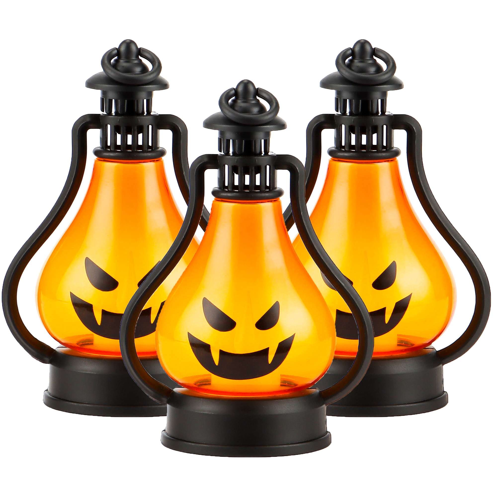 Spencer 3 Pack Halloween Decorative Candle Lantern Hanging LED Ghost