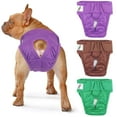 thumbnail image 1 of Spencer 3 Pack Washable Female Dog Diapers, Doggie Doggy Diapers, Waterproof Puppy Diapers for Female Dog, Reusable Pet Diapers for Small Medium Large Dogs, Size S-2XL, 1 of 11