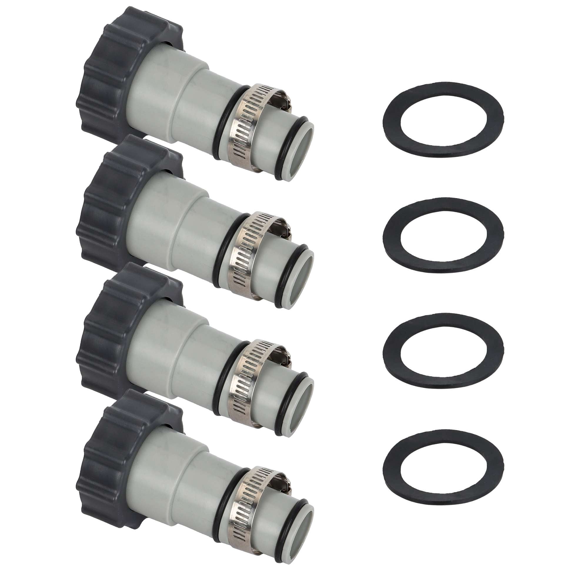 Spencer 4-Pack Replacement 1.5" and 1.25" Hose Adapter with Collar Fit ...