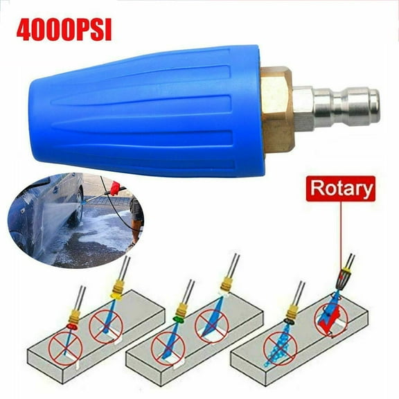 Spencer 4000PSI High Pressure Washer Rotating Turbo Nozzle Spray Tip 4.0 GPM 1/4" Quick Connect