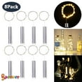 thumbnail image 1 of Spencer 8Pack 20 LED Wine Bottle Cork String Light, 6.56ft 2m Copper Wire Starry Lights for Bottle DIY Table Decoration Christmas Wedding Party "Warm Yellow", 1 of 9