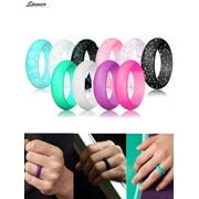Spencer Adult Stackable Wedding Ring, Silicone, 5', 10 Count