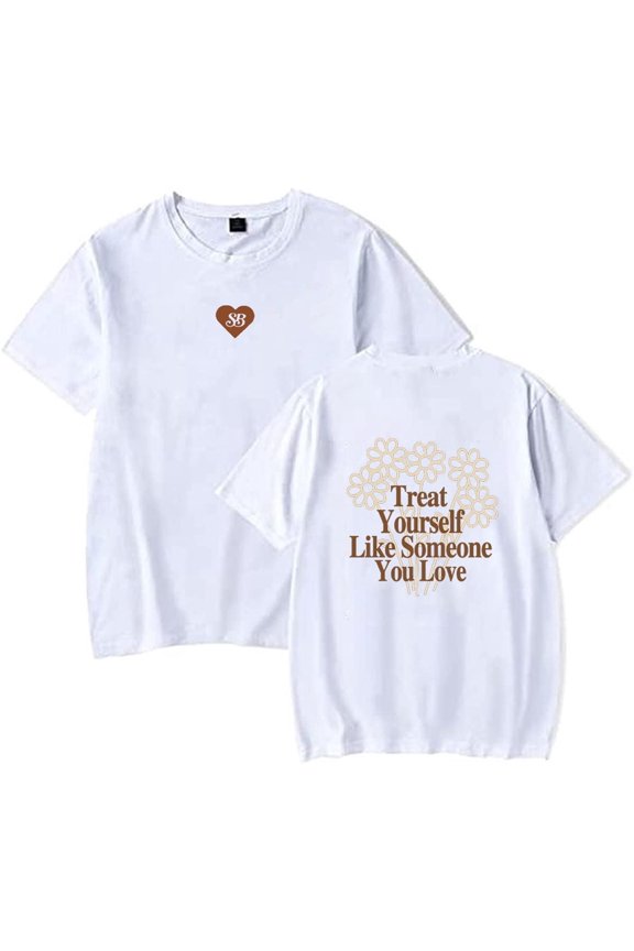 Spencer Barbosa Merch T-shirt Classic Logo Round Neck Short Sleeves Unisex Streetwear