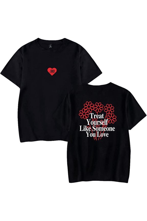 Spencer Barbosa Merch T-shirt Classic Logo Round Neck Short Sleeves Unisex Streetwear