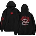 thumbnail image 1 of Spencer Barbosa Treat Yourself Merch Hooded Long Sleeve Sweatshirt Unisex Casual Hoodie Clothing, 1 of 2