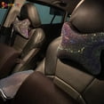 thumbnail image 1 of Spencer Bling Bling Rhinestones Diamond Car Seat Head Rest Support Pillow Luster Crystal Neck Rest Diamond Car Accessories Decor, 1 of 6