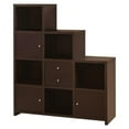 thumbnail image 1 of Spencer Bookcase with Cube Storage Compartments Cappuccino, 1 of 6