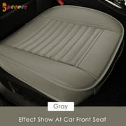 Spencer Car Seat Cushion Covers 1PC Breathable Car Interior Front Seat Cover Cushion Pad Mat for Auto Supplies Office Chair with PU Leather
