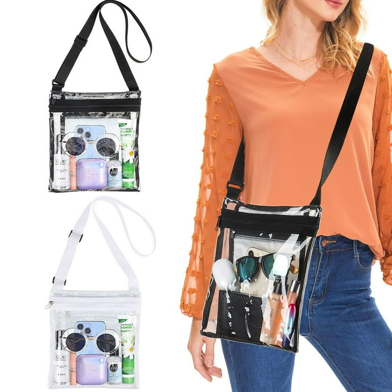 Clear Fanny Pack Stadium Approved Clear Belt Bag Cross Body Bag for Women  Men