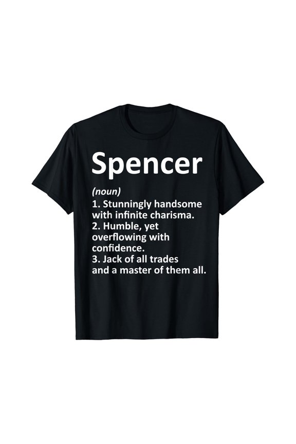 Spencer Definition Name T-Shirt , Vintage T-Shirt