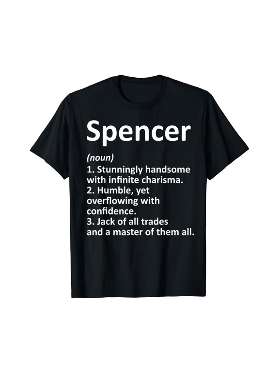 Spencer Definition Name T T-Shirt