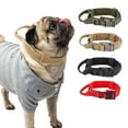 thumbnail image 1 of Spencer Dog Collar Soft Padded Breathable Nylon Dog Collars Adjustable Training Pet Collars with Control Handle & Metal Buckle for Medium Large Dogs (XL, Khaki), 1 of 8