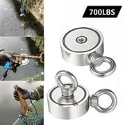Spencer Double Sided Neodymium Fishing Magnet Upto 700 LBS Pulling Force Rare Earth Magnet for Retrieving in River and Magnetic Fish