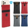 thumbnail image 1 of Spencer Faraday Bag RFID Signal Blocking Bag Shielding Pouch Anti-Tracking Anti-Hacking Blocker Bag for Cell Phone Car Key, Red, 1 of 10