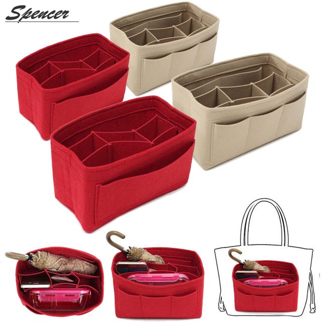 Tote Bag Liner - Purse Organizer Insert