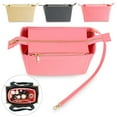 thumbnail image 1 of Spencer Felt Purse Organizer Insert, Handbag Tote Shaper Felt Bag Organizer with Zipper, Bag in Bag, Fit for Speedy Neverfull and More "Beige", 1 of 10