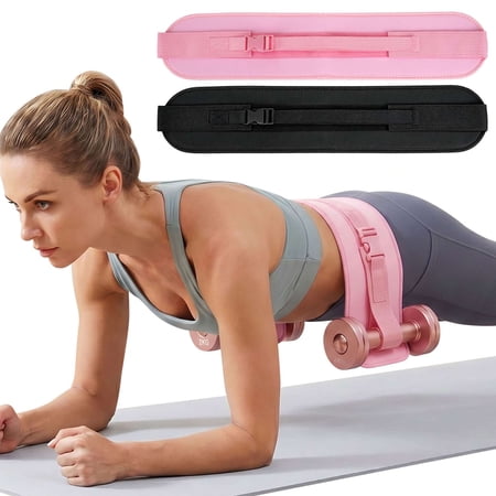 Spencer Hip Thrust Belt for Dumbbells and Kettlebells, Adjustable Exercise Hip Thrust Pad for Home Gym Workout