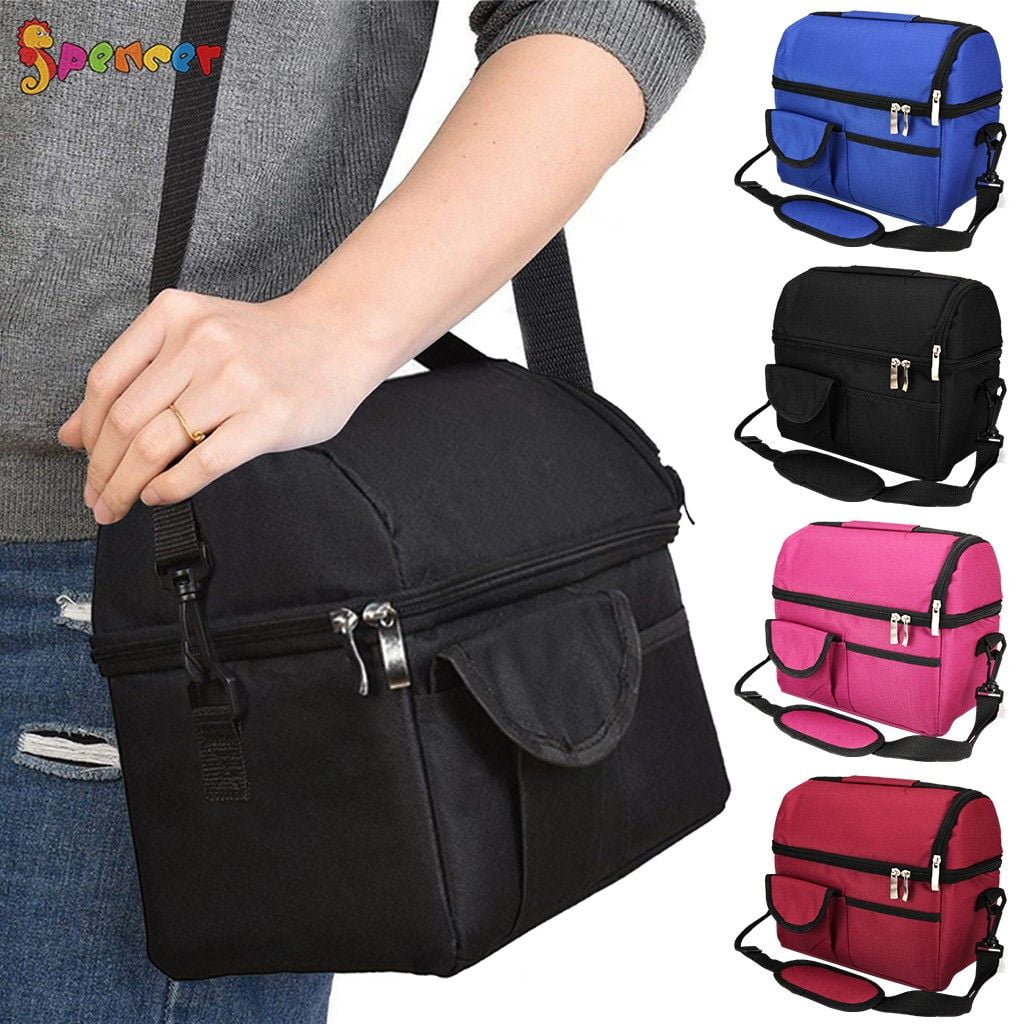 Spencer Insulated Lunch Bag for Women, Large Capacity Cooler Lunch Box ...
