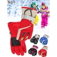 thumbnail image 1 of Spencer Kids Winter Ski Gloves, Outdoor Snow Warm Mitten Windproof Thermal Gloves for Boys and Girls Insulated for Cold Weather, Skiing & Snowboarding "Blue", 1 of 8