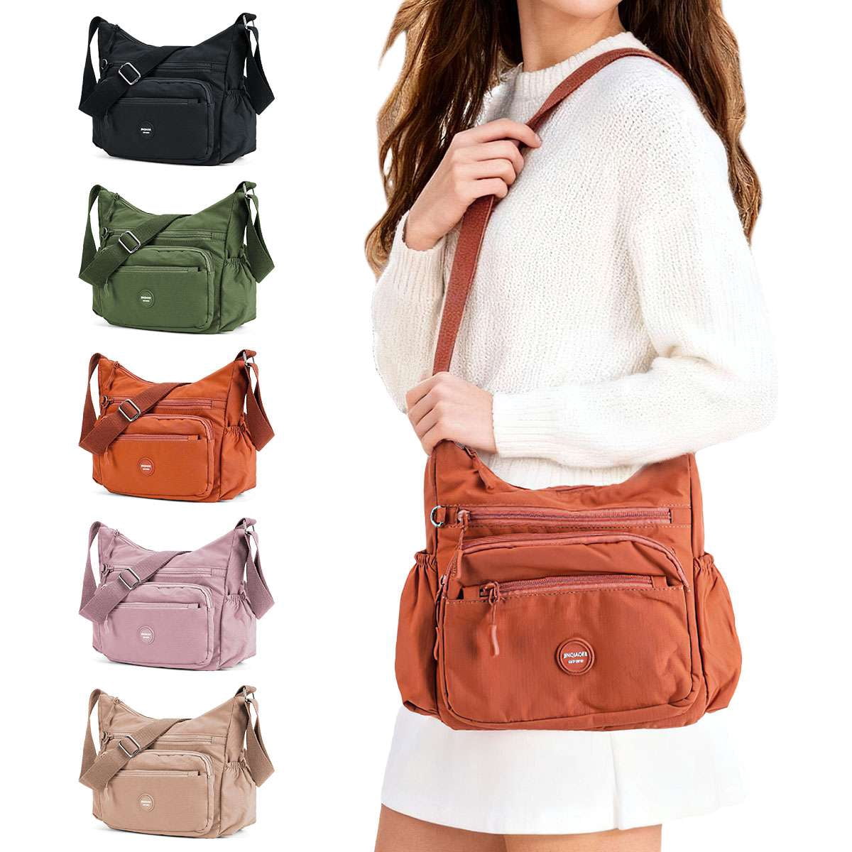 Spencer Large Crossbody Bags for Women Zip Pocket Cross Body Purses — free download