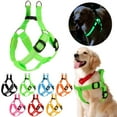 thumbnail image 1 of Spencer Light Up Dog Harness No Pull LED Dog Harness Rechargeable Reflective Dog Vest Adjustable Dog Vest Harness for Small Medium Large Dogs Outdoor Walking Travel (Orange, M), 1 of 10