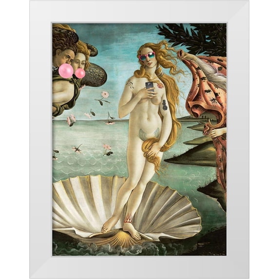 Spencer, Matt 15x18 White Modern Wood Framed Museum Art Print Titled - Leisure Time-Venus