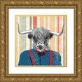 thumbnail image 1 of Spencer, Matt 20x20 Gold Ornate Wood Framed with Double Matting Museum Art Print Titled - Rough Guy (detail), 1 of 4