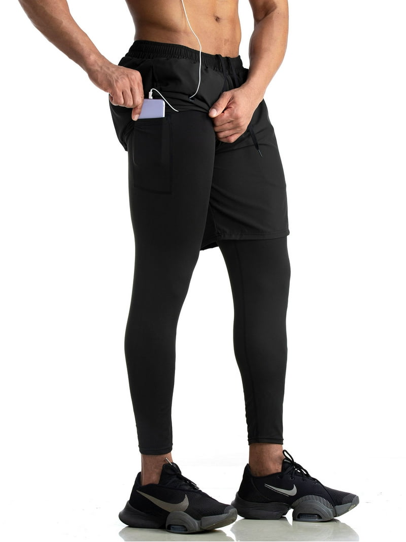Spencer Men's in Running Pants Quick Dry Compression Tights