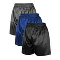 thumbnail image 1 of Spencer Men's Silk Satin Boxers Underpants Sleep Shorts Underwear, Pajama Bottoms for Men (XL,Blue), 1 of 9