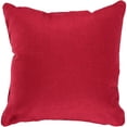 thumbnail image 1 of Spencer Mene Basketweave Throw Pillow, Red, 20" x 20", 1 of 2
