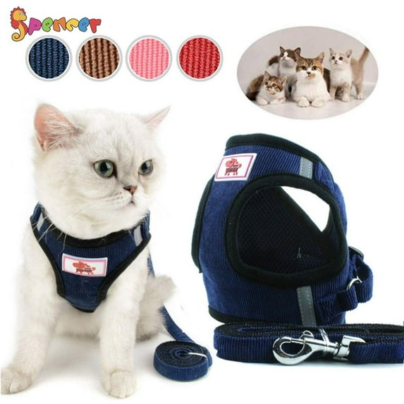 Spencer Mesh Non-Pulling Dog & Cat Harness, Blue, XS (10.2" to 20.4" Chest Size)
