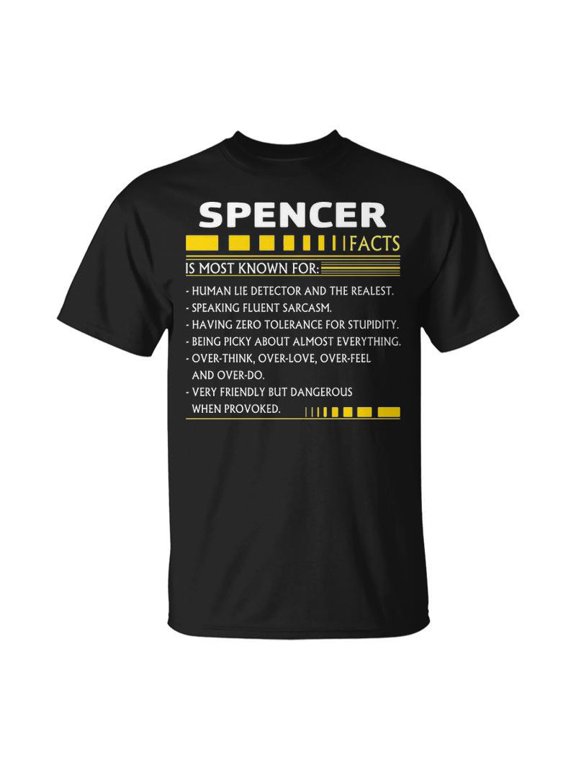 Spencer Name Spencer Facts TShirt