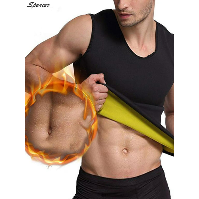 Men's Neoprene Sweat Sauna Vest Body Shaper Waist Trainer Slimming
